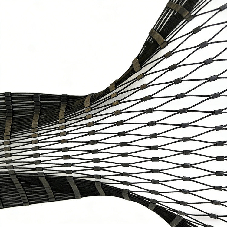 3/32" Ferrule Cable Mesh Primate Enclosure Mesh 50ft x 16ft panel