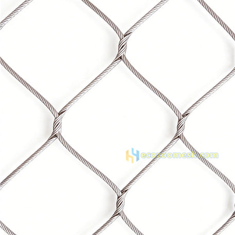 3" × 3" Lion Enclosure Mesh with 1/8-Inch Rope, Featuring the Strongest Tensile Force